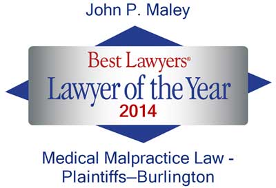 Med Mal Lawyer of the Year - Burlington - Best Lawyers badge