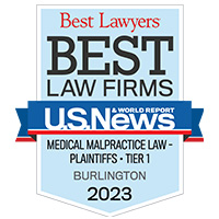 Best Law Firms Medical Malpractice Vermont badge