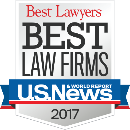 Best Law Firms 2017 badge