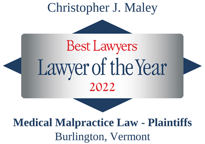 Medical Malpractice Lawyer of the Year Vermont badge